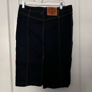 Vintage Dolce & Gabbana Denim Midi Skirt